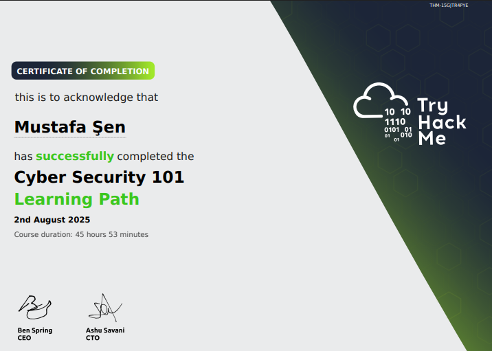 Mustafa Şen Siber Güvenlik